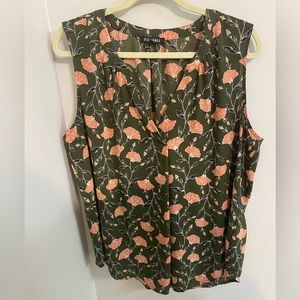 ROZ & ALI Floral Print Business Casual Blouse! Size 1X